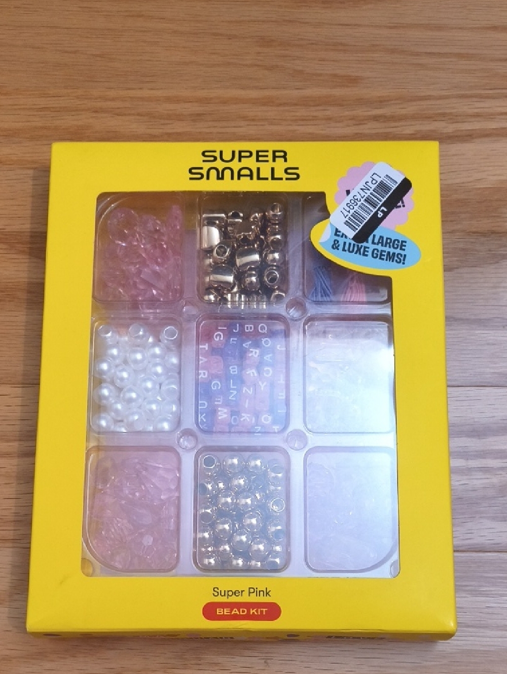 Super Smalls Super Pink Bead Kit NWT